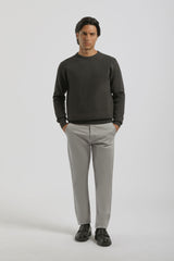Pantaloni chino in cotone|Colore:Grigio perla