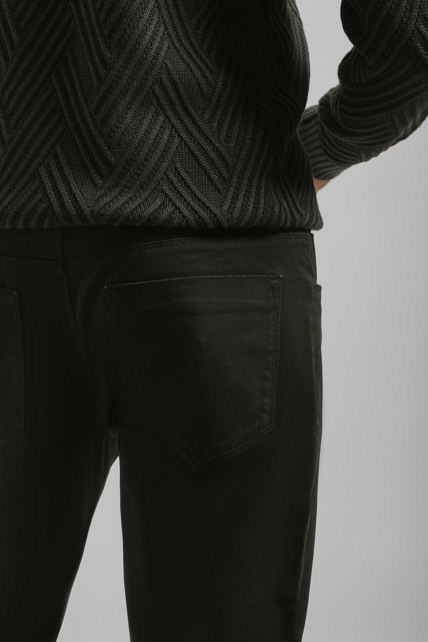 Pantaloni cinque tasche|Colore:Nero