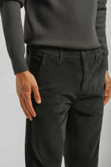 Pantaloni chino di velluto|Colore:Antracite