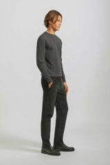 Pantaloni chino di velluto|Colore:Antracite