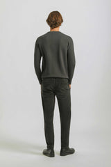 Pantaloni chino di velluto|Colore:Antracite