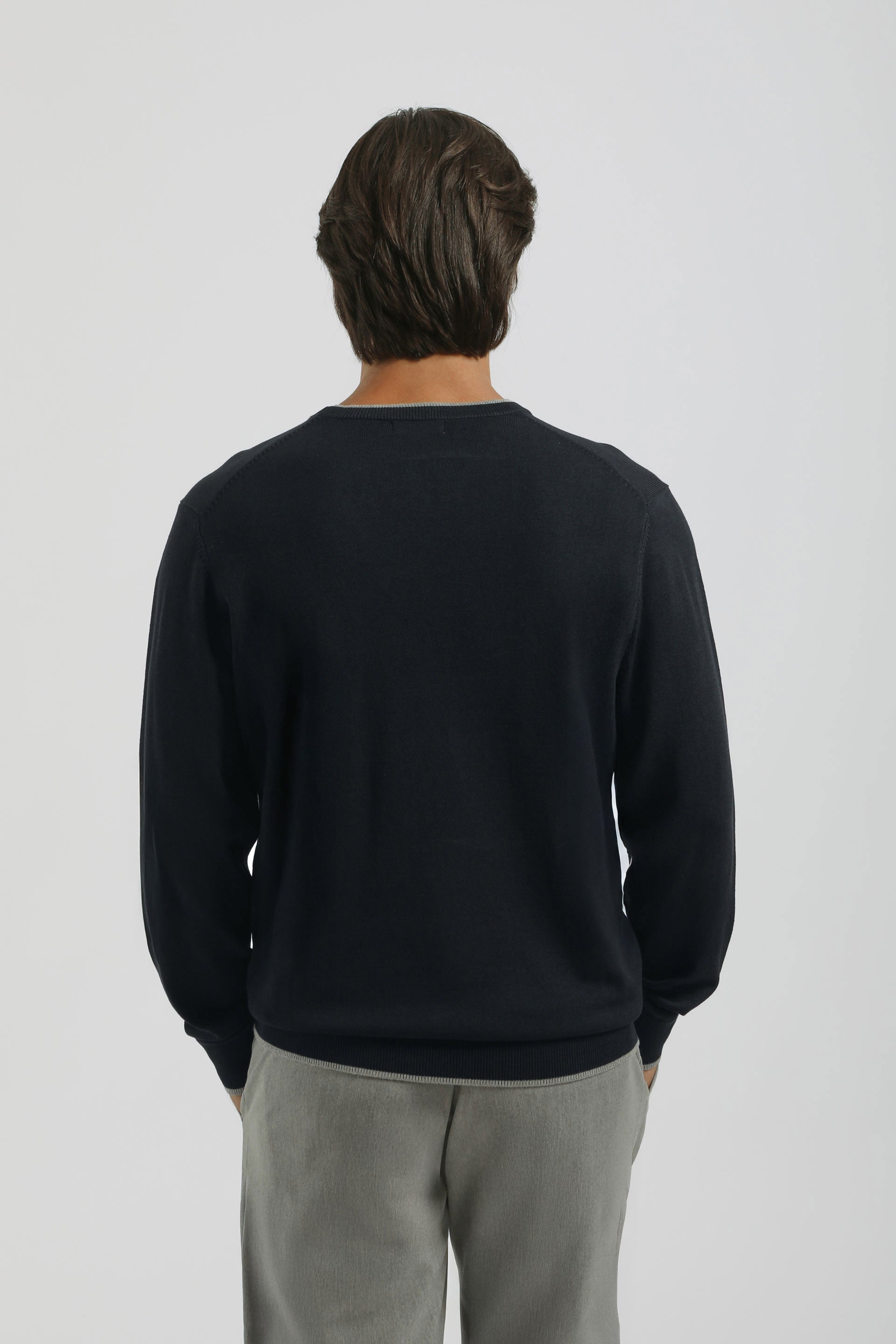 Maglia doppio collo basic|Colore:Blue