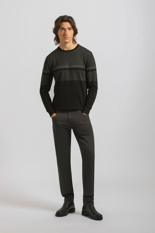 Pantaloni cinque tasche|Colore:Grigio scuro