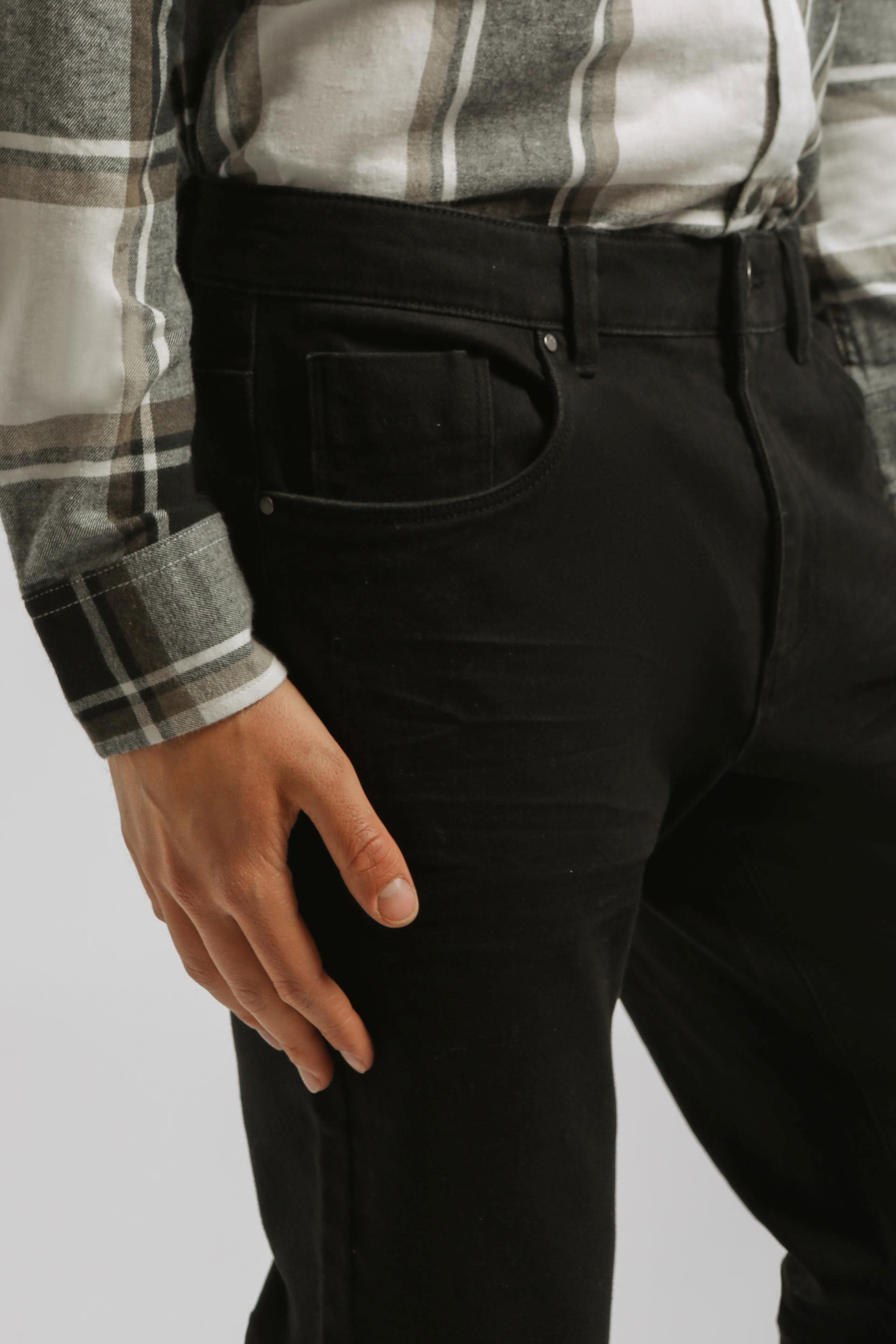 Pantaloni cinque tasche|Colore:Nero