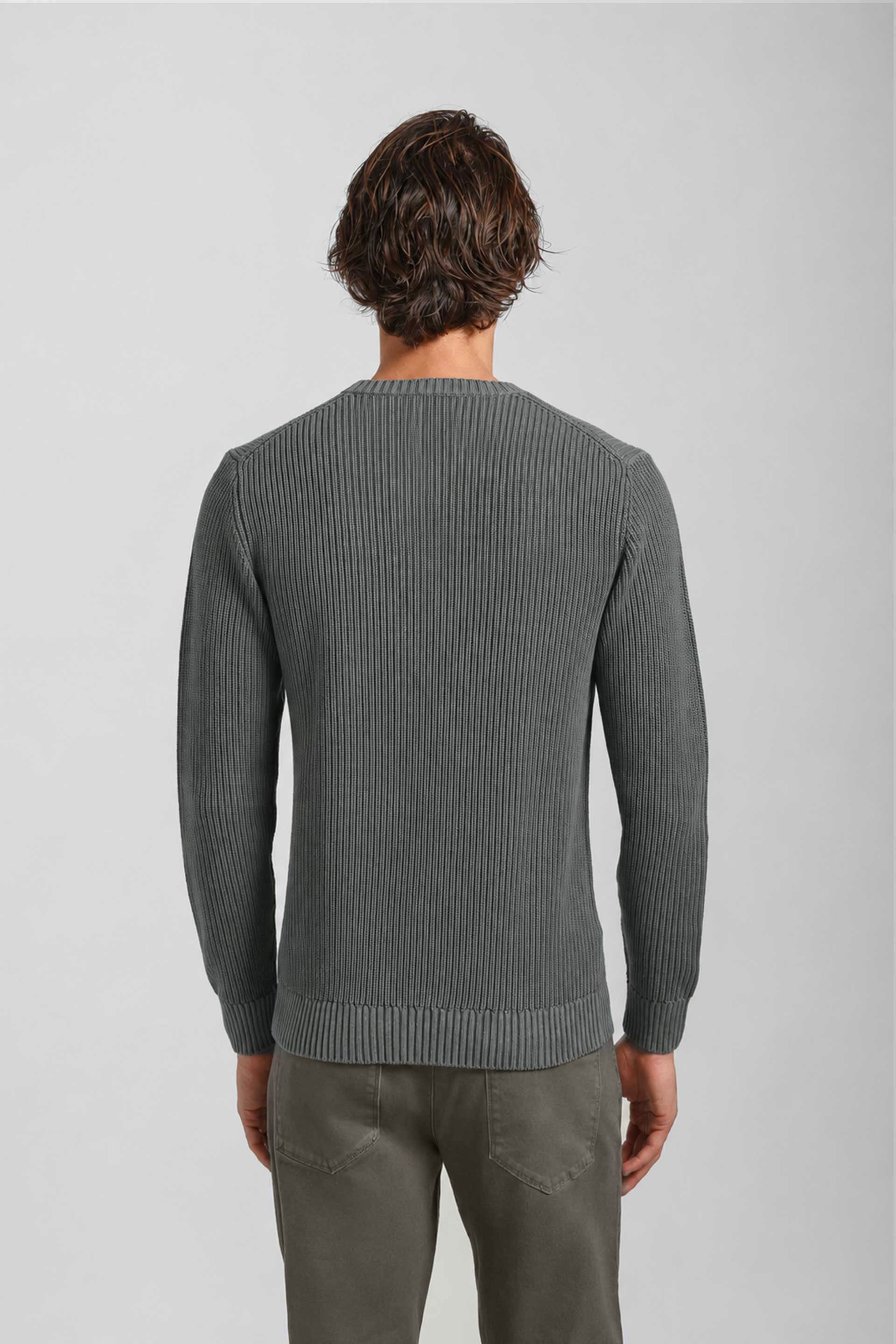 Maglia girocollo 100% cotone|Colore:Fango