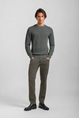 Maglia girocollo 100% cotone|Colore:Fango