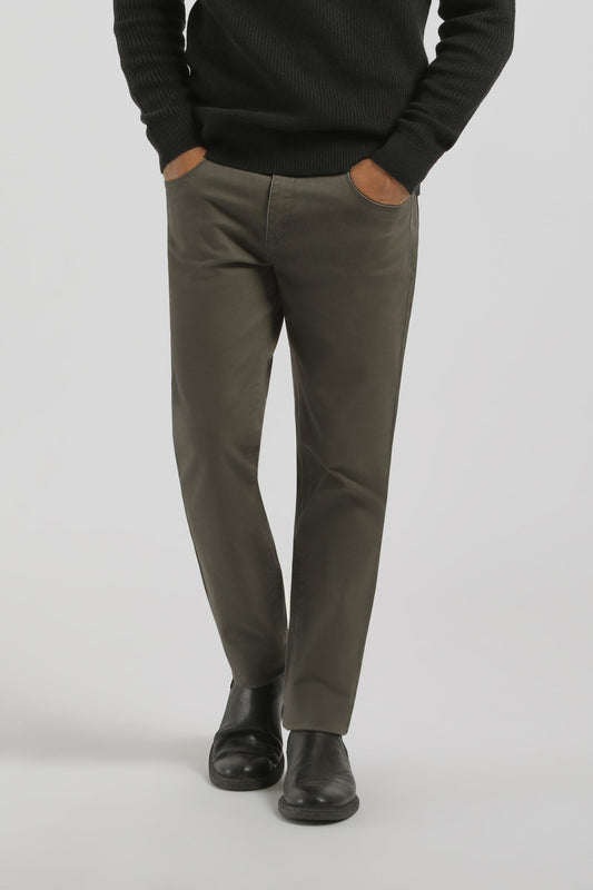 Pantaloni cinque tasche|Colore:Militare