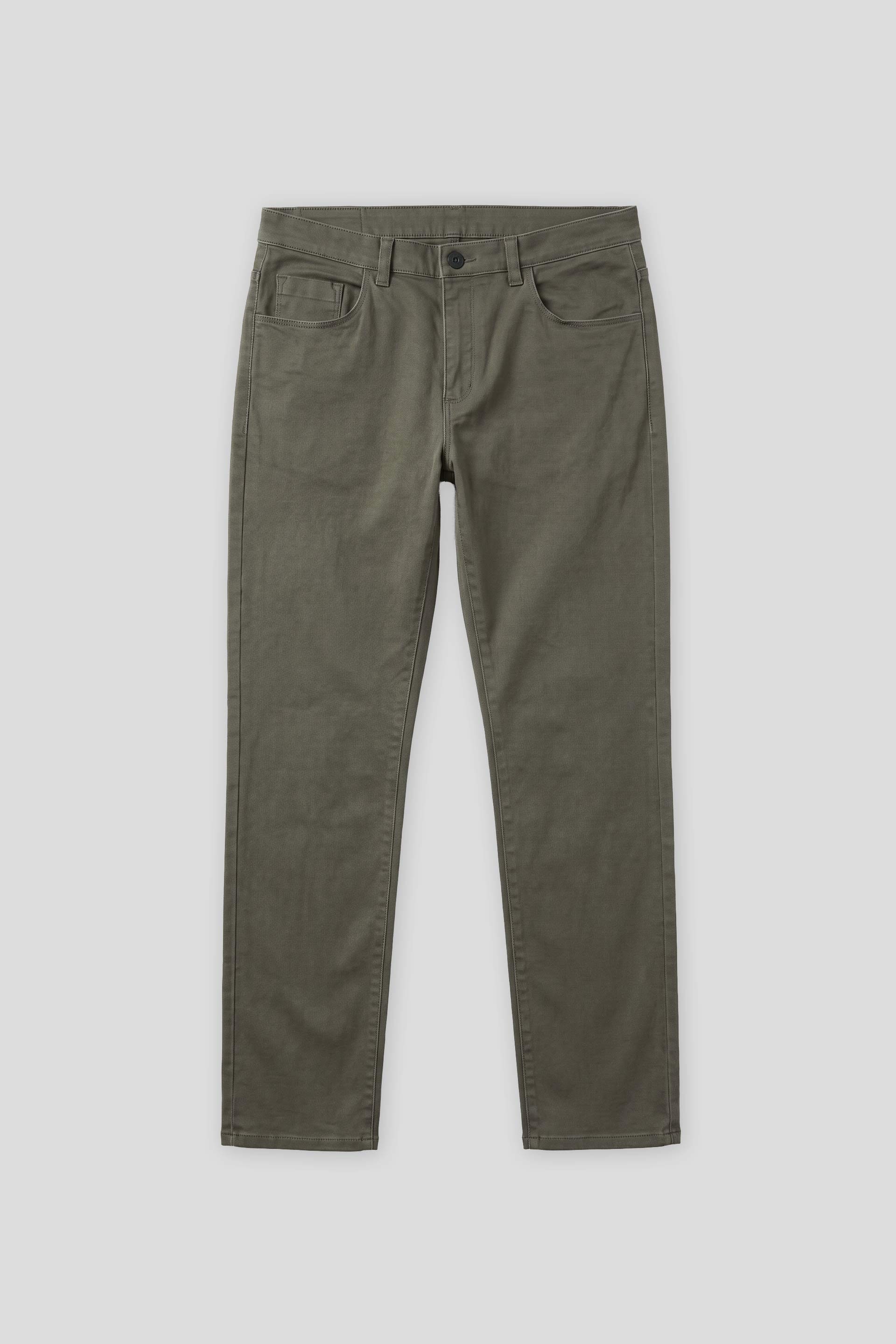 Pantaloni cinque tasche|Colore:Militare