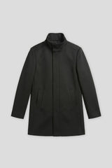 Cappotto collo lupetto|Colore:Nero