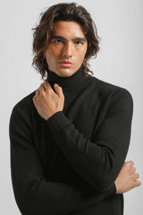 Maglia collo alto|Colore:Nero