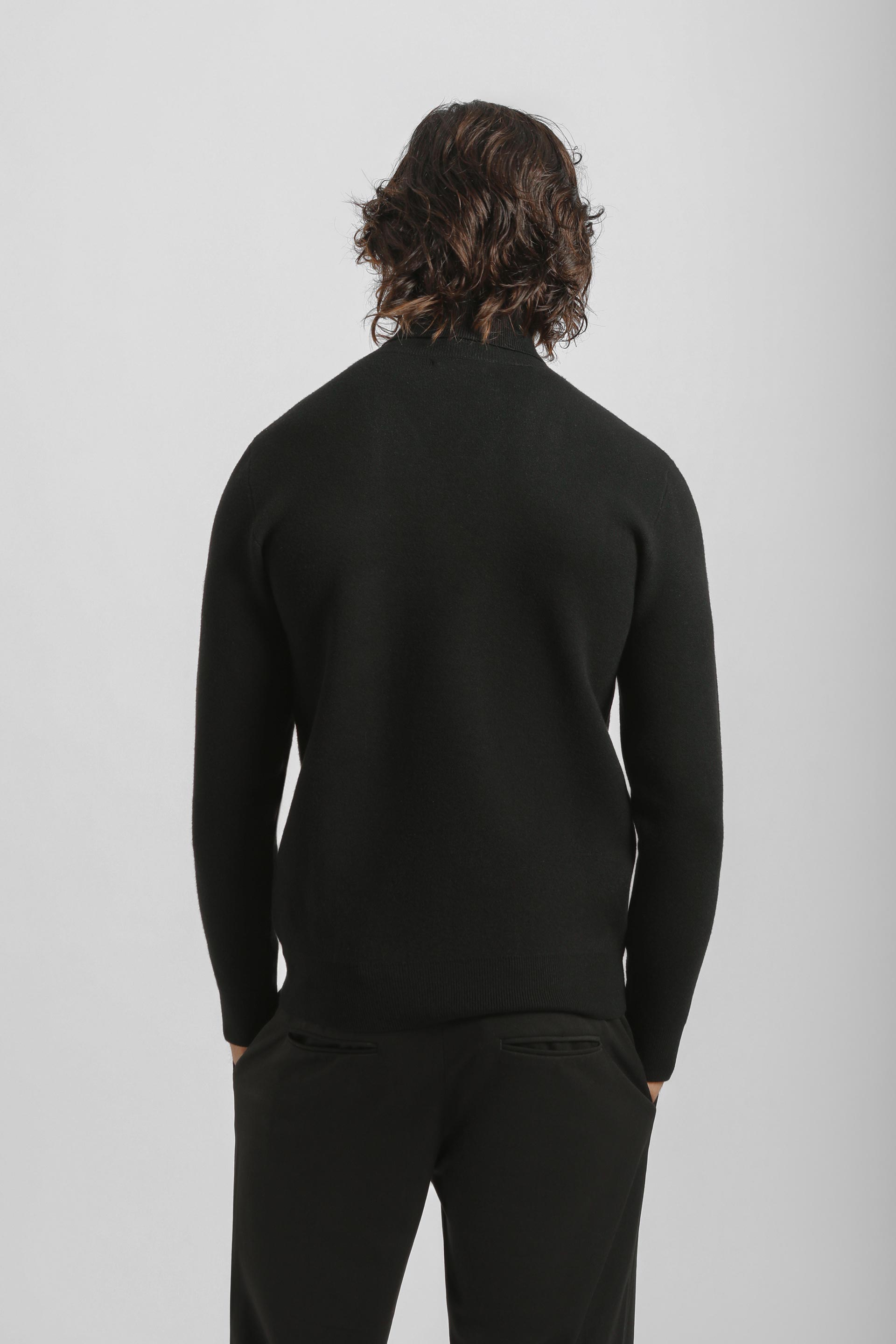 Maglia collo alto|Colore:Nero