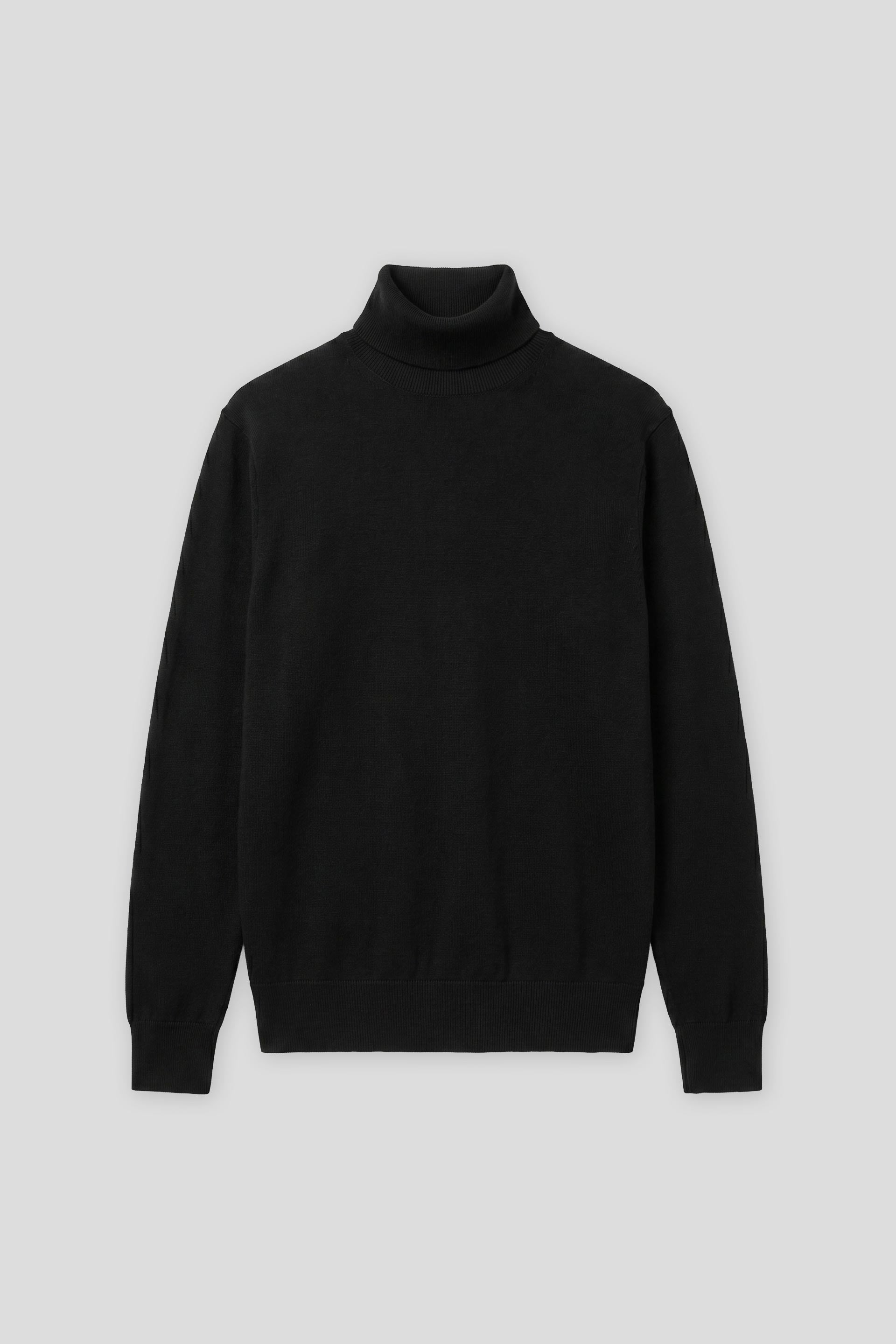 Maglia collo alto|Colore:Nero