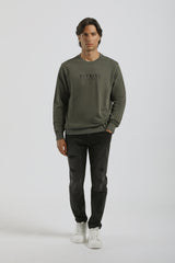 Felpa girocollo 100% cotone|Colore:Verde scuro