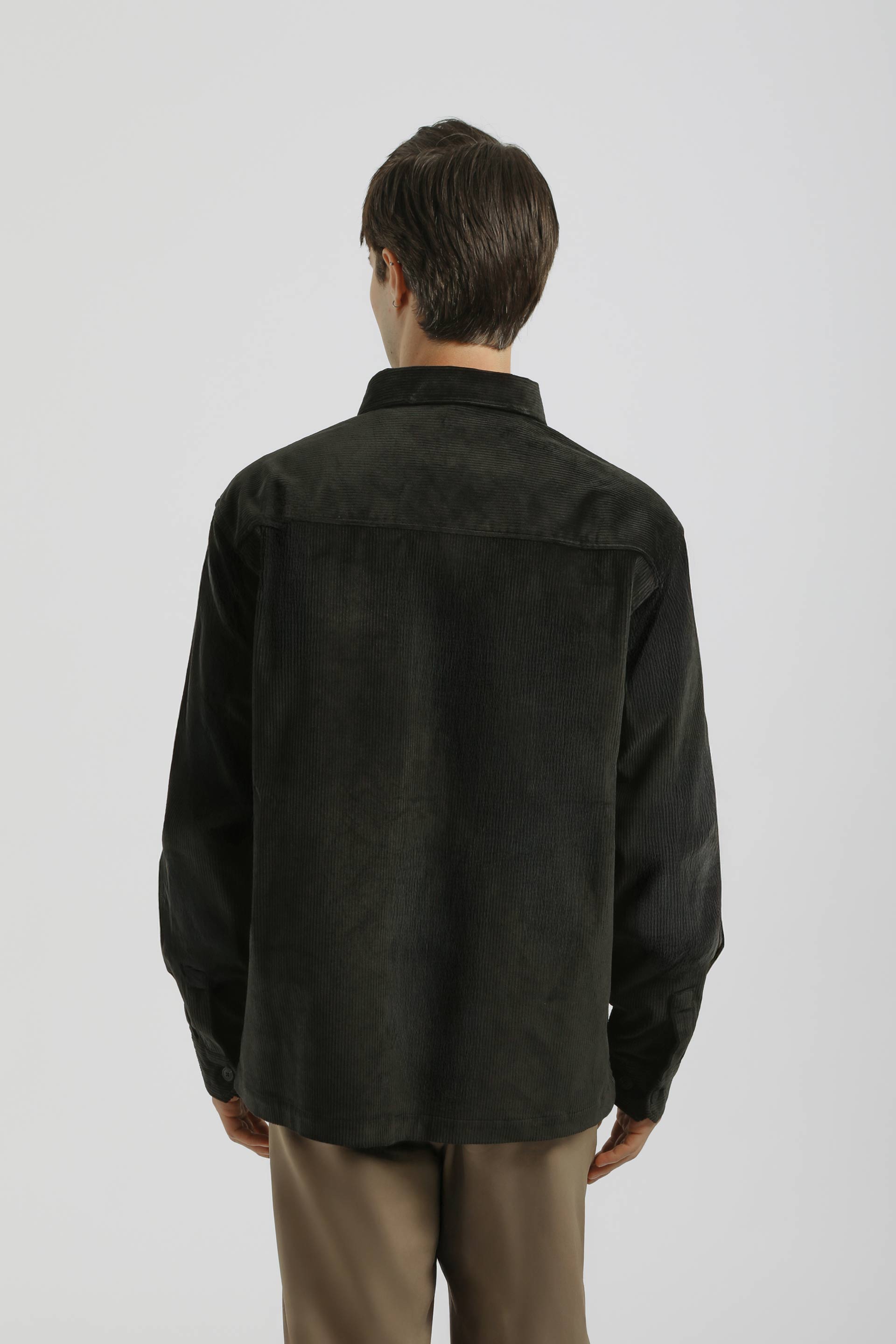 Camicia di velluto|Colore:Nero