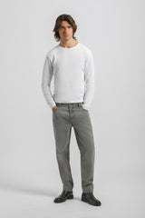 Jeans slim fit crop grigio|Colore:Jeans grigio