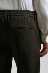 Pantaloni chino in tessuto tecnico|Colore:Moro