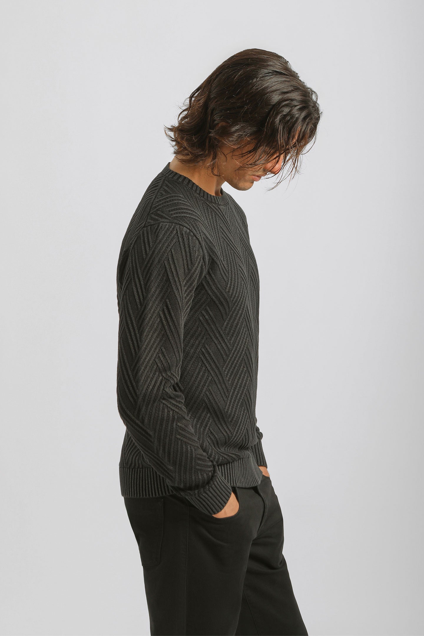 Maglia girocollo 100% cotone|Colore:Nero