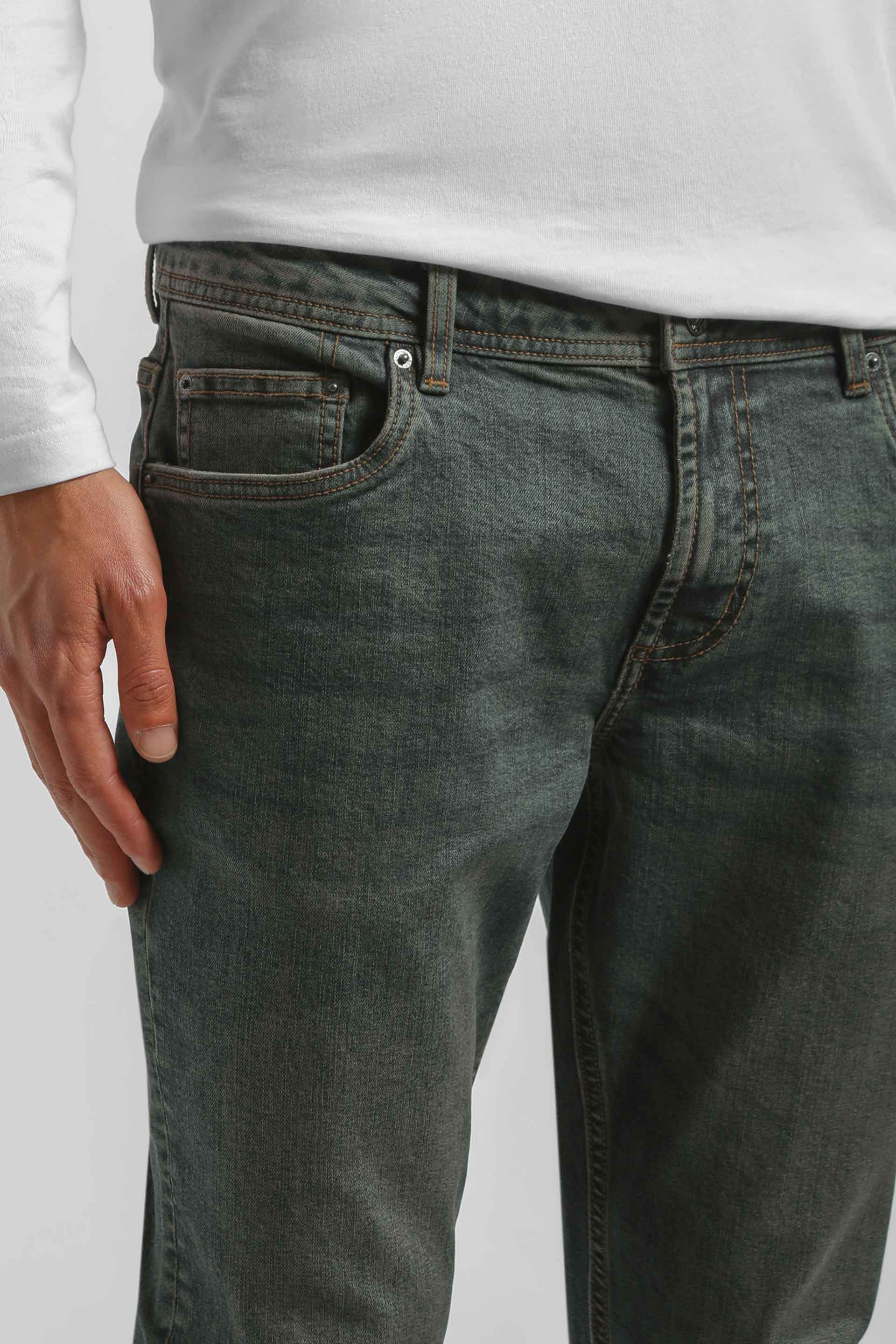 Jeans slim fit lavaggio scuro|Colore:Jeans