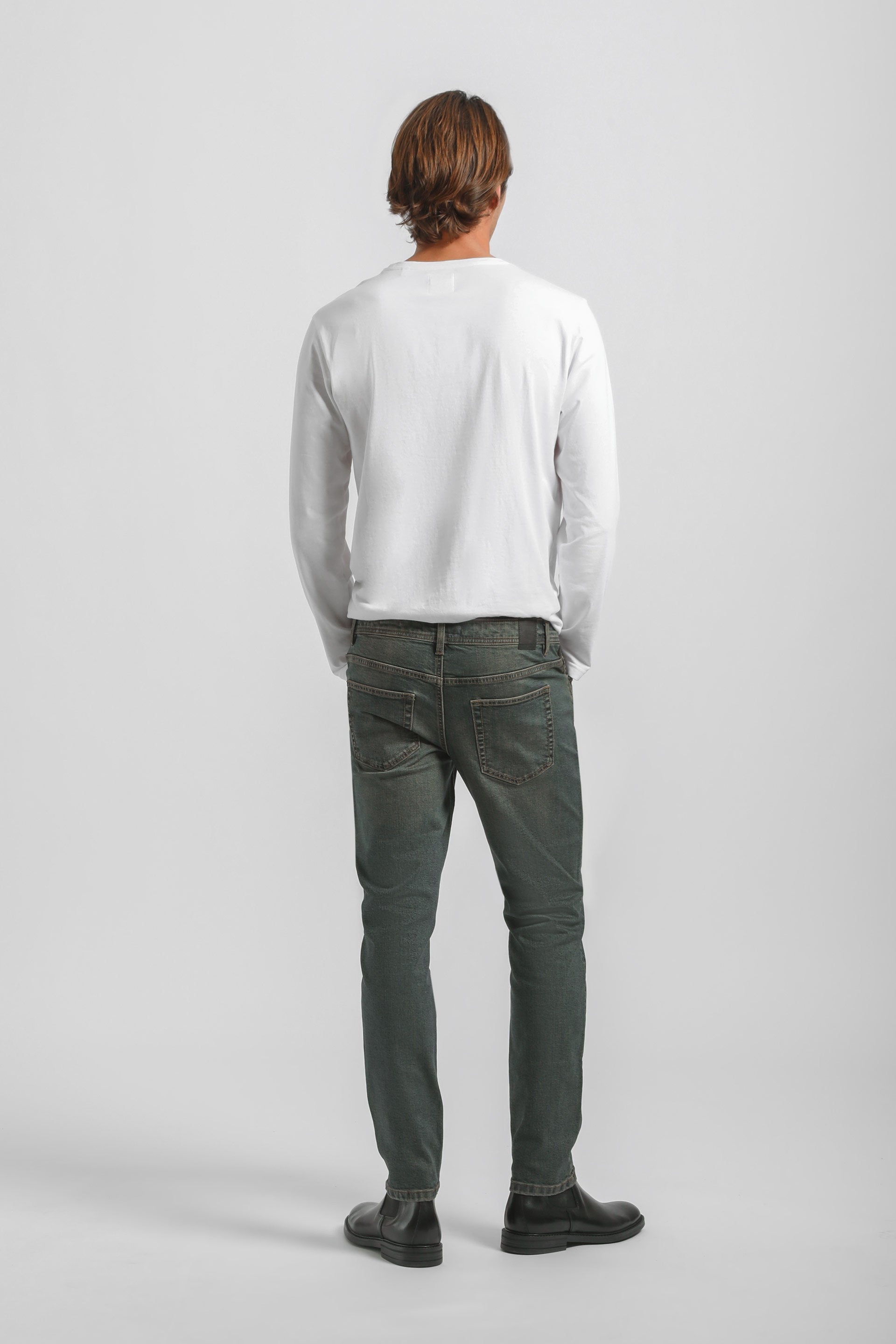 Jeans slim fit lavaggio scuro|Colore:Jeans