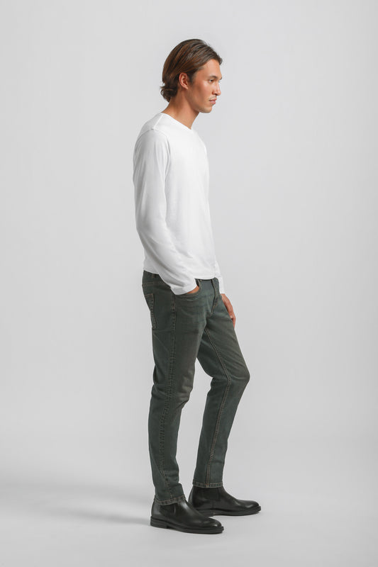 Jeans slim fit lavaggio scuro|Colore:Jeans