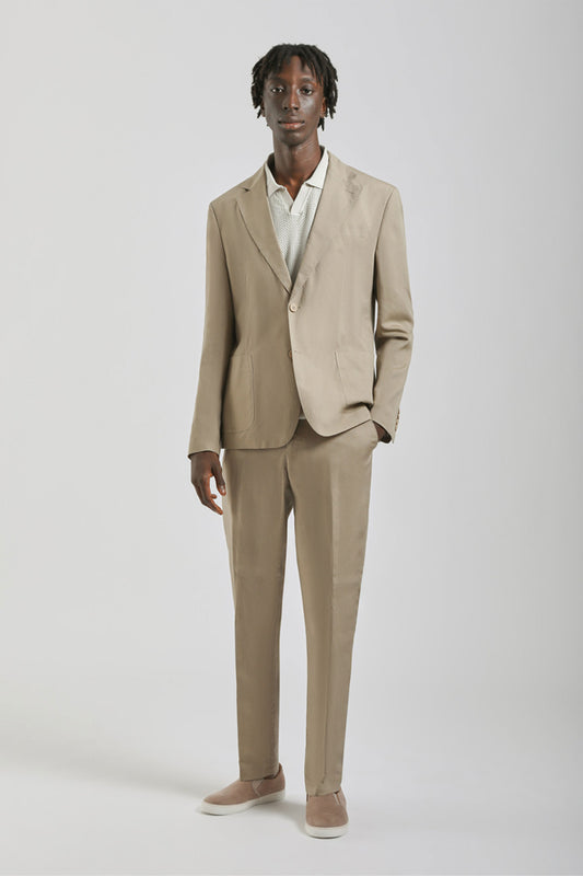 Abito misto lino|Colore:Beige