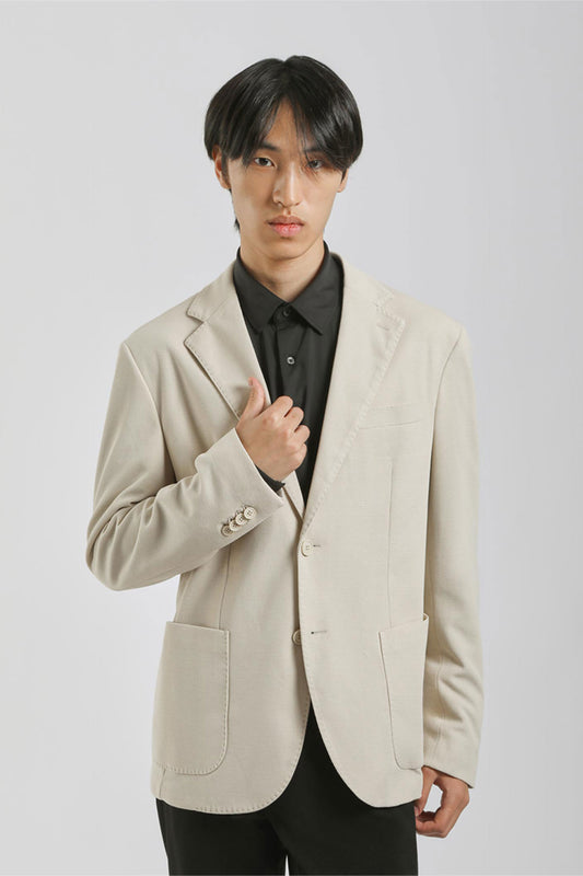 Giacca tinta unita|Colore:Beige