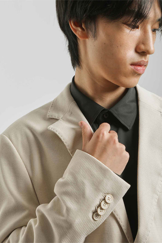 Giacca tinta unita|Colore:Beige