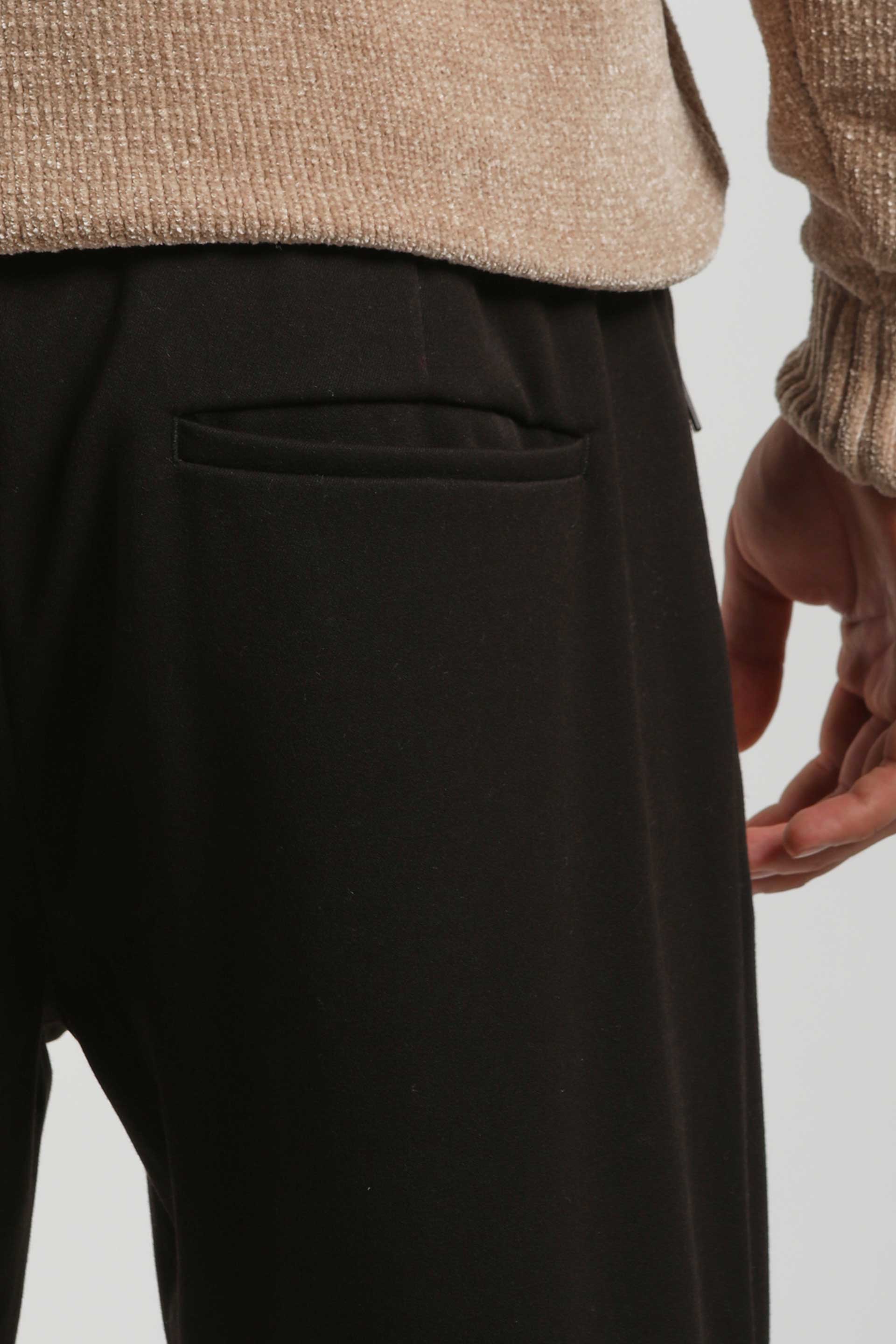 Jogger con laccetto|Colore:Nero
