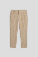 Pantaloni chino effetto velluto   |Colore:Beige