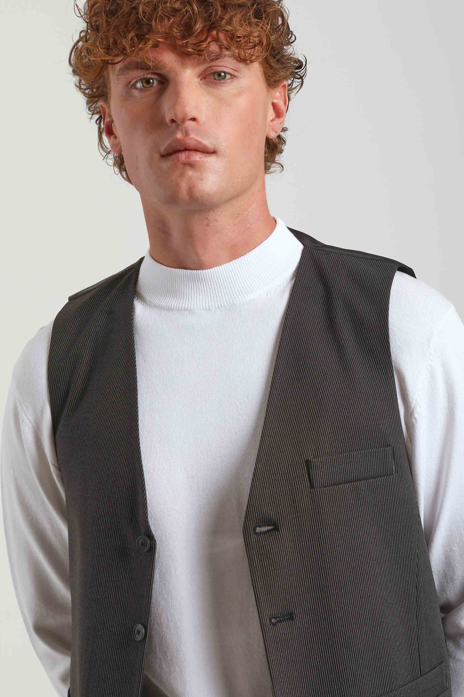 Gilet strutturato|Colore:Nero
