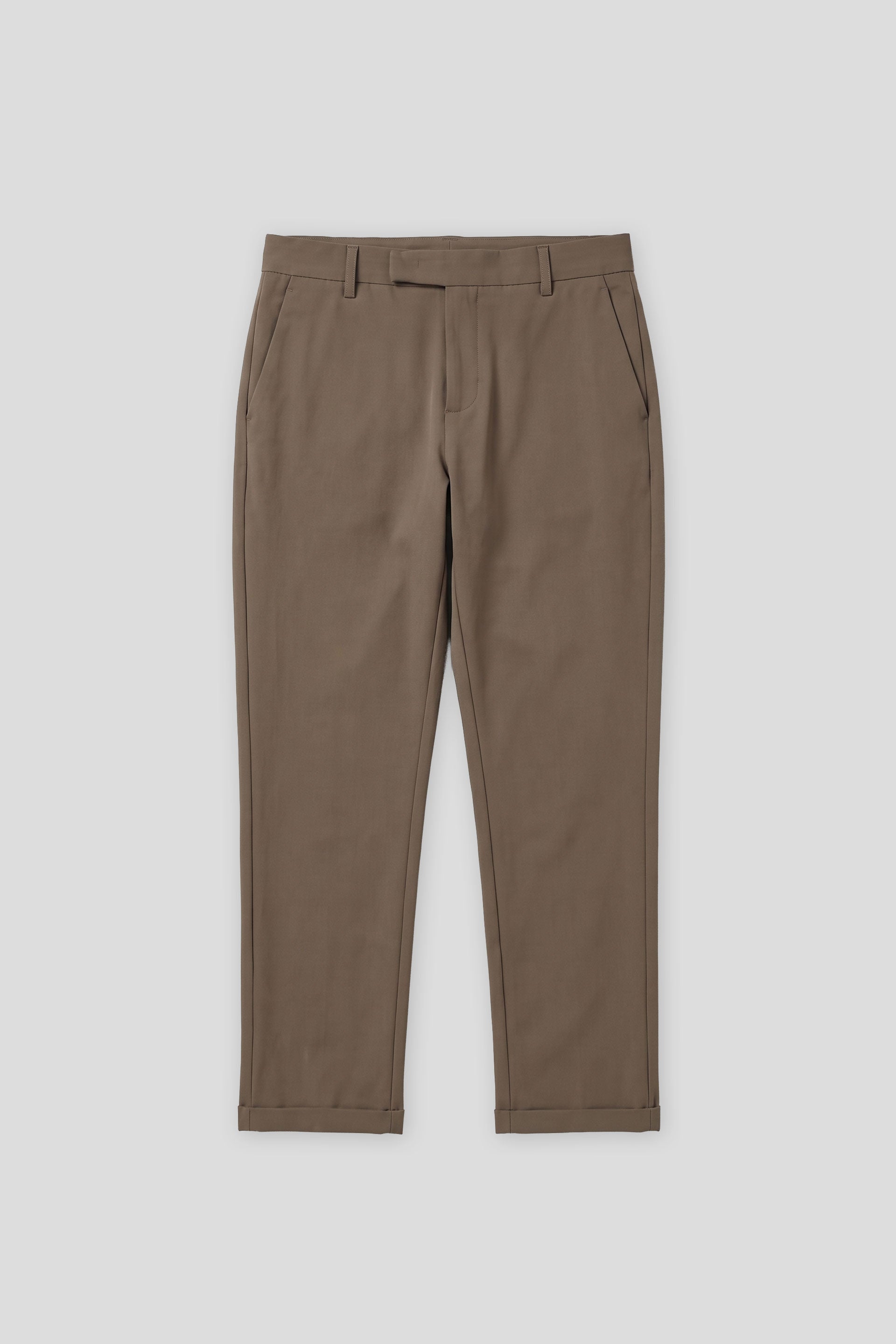 Pantaloni chino in tessuto tecnico|Colore:Tortora