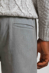 Jogger con laccetto|Colore:Grigio chiaro melange
