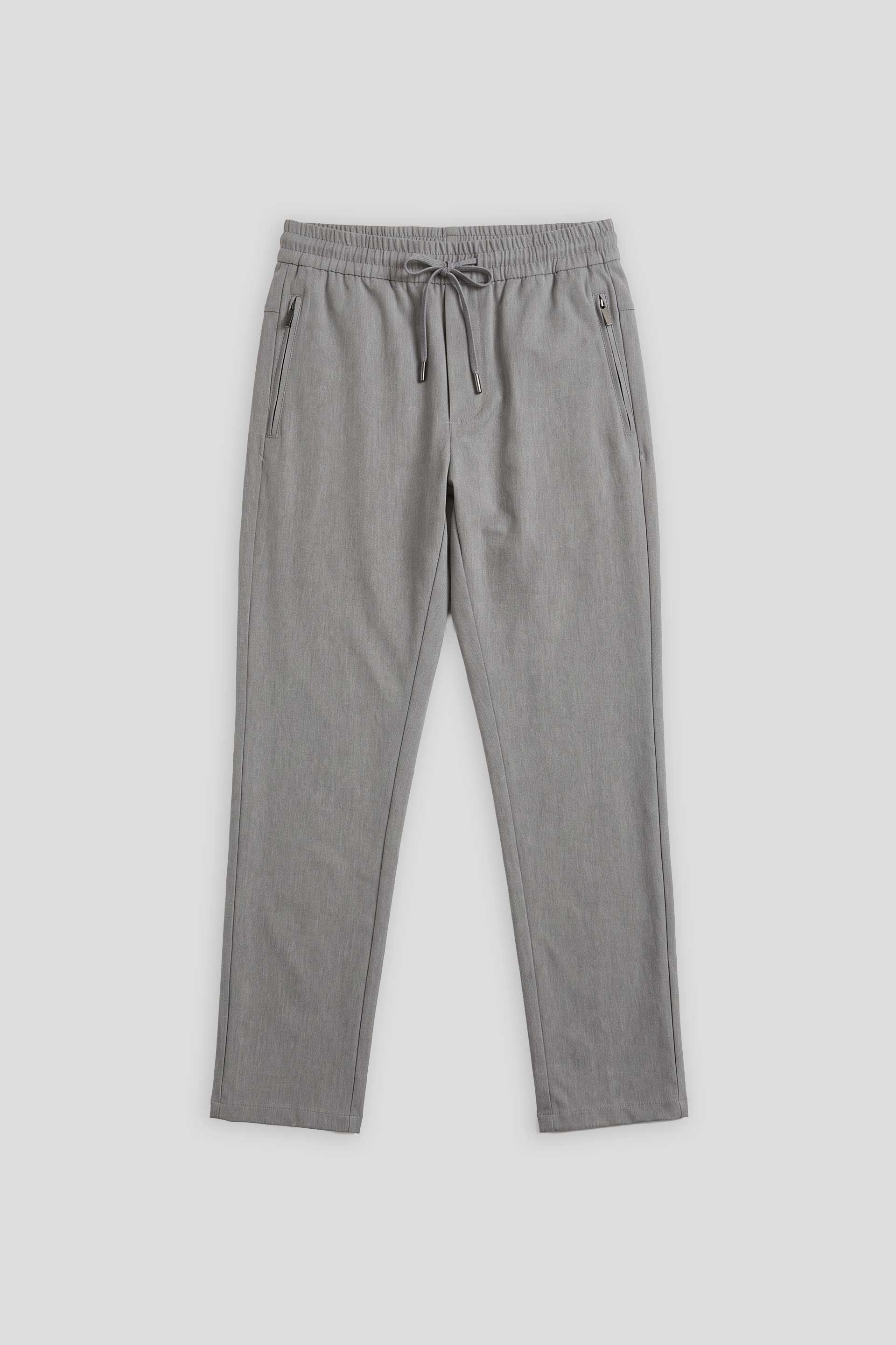 Jogger con laccetto|Colore:Grigio chiaro melange