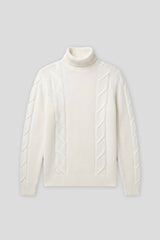 Maglia collo alto|Colore:Off white