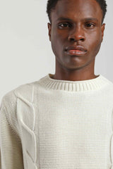 Lupetto collo rotolino|Colore:Off white