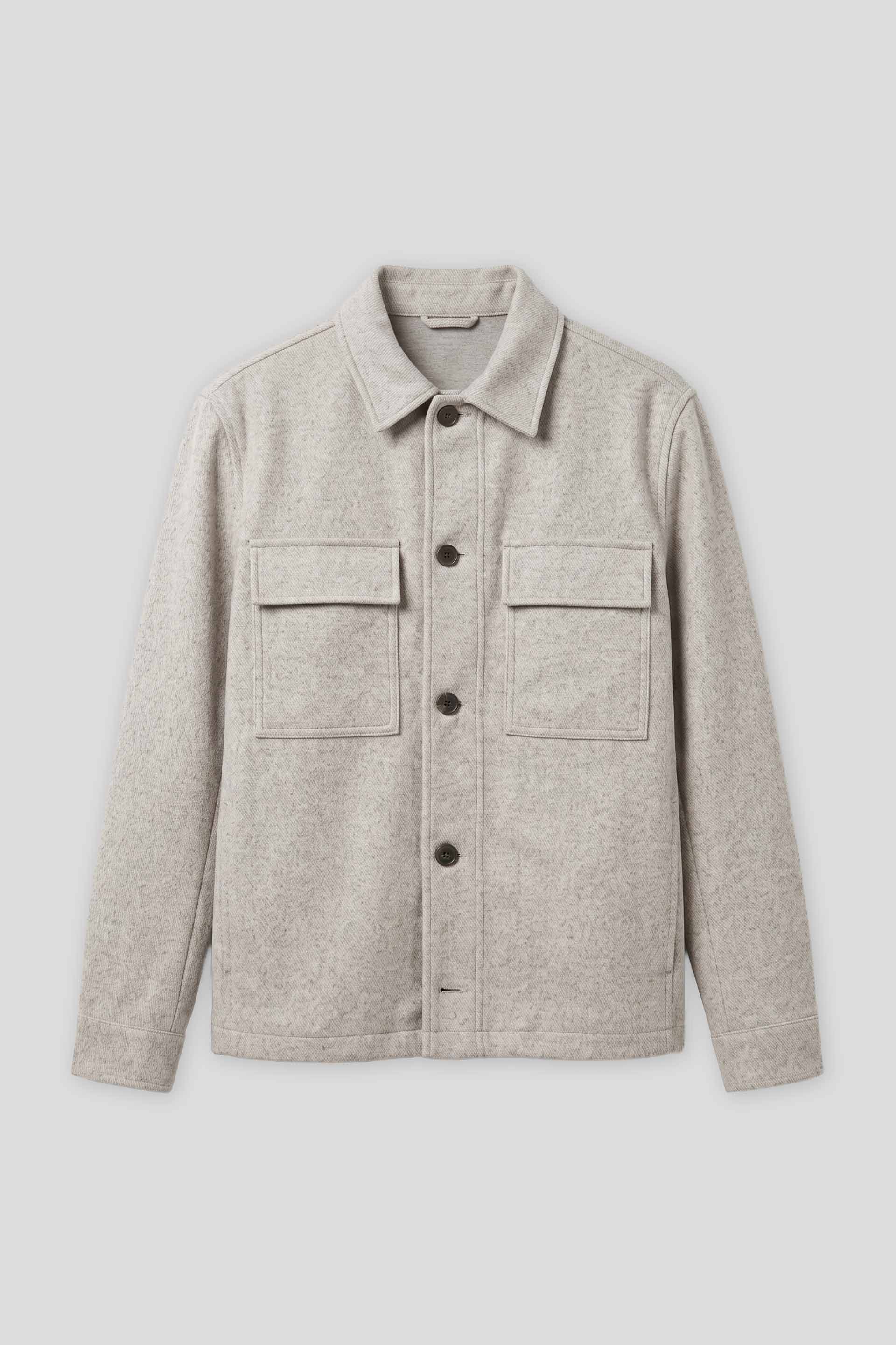 Giacca camicia con bottoni|Colore:Corda