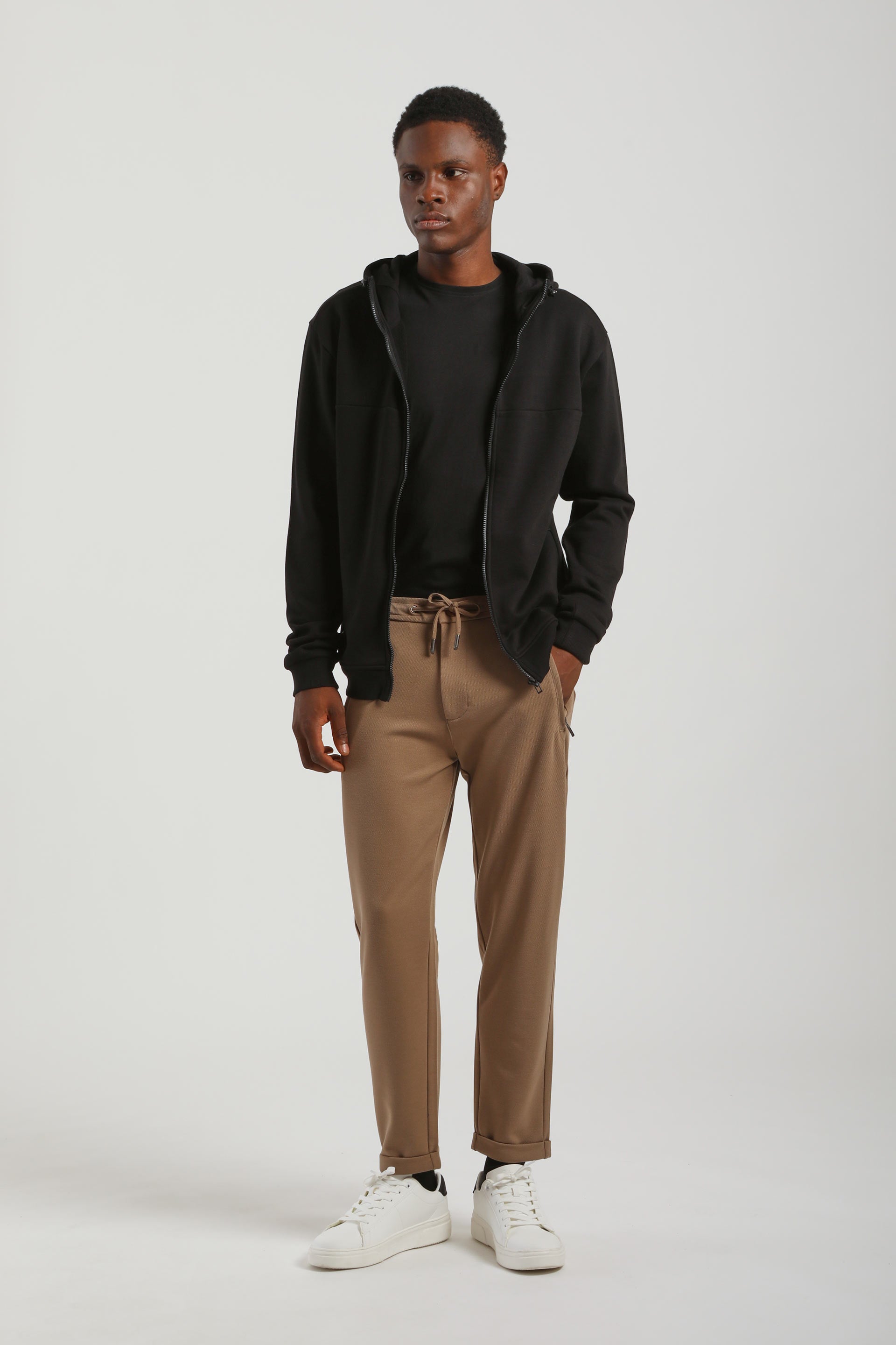 Jogger in felpa|Colore:Nocciola