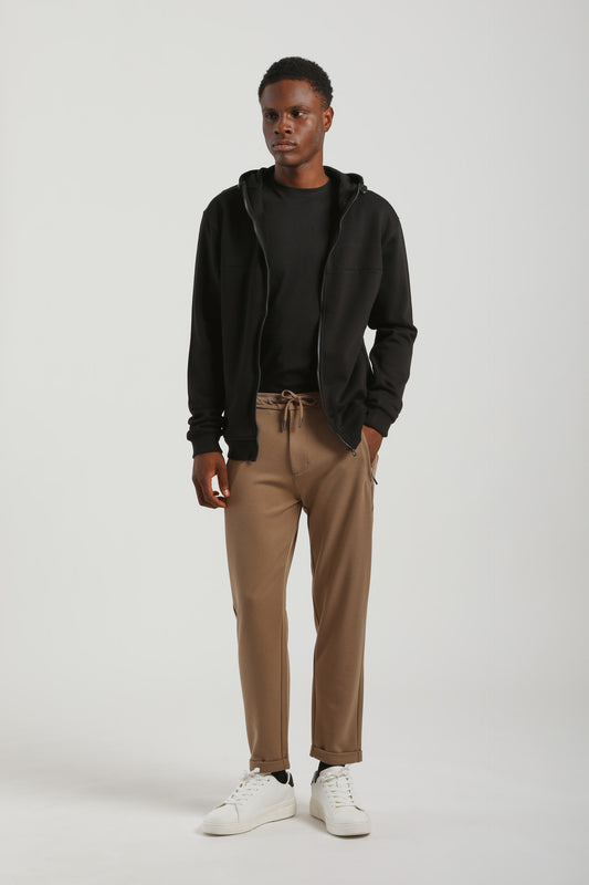 Jogger in felpa|Colore:Nocciola
