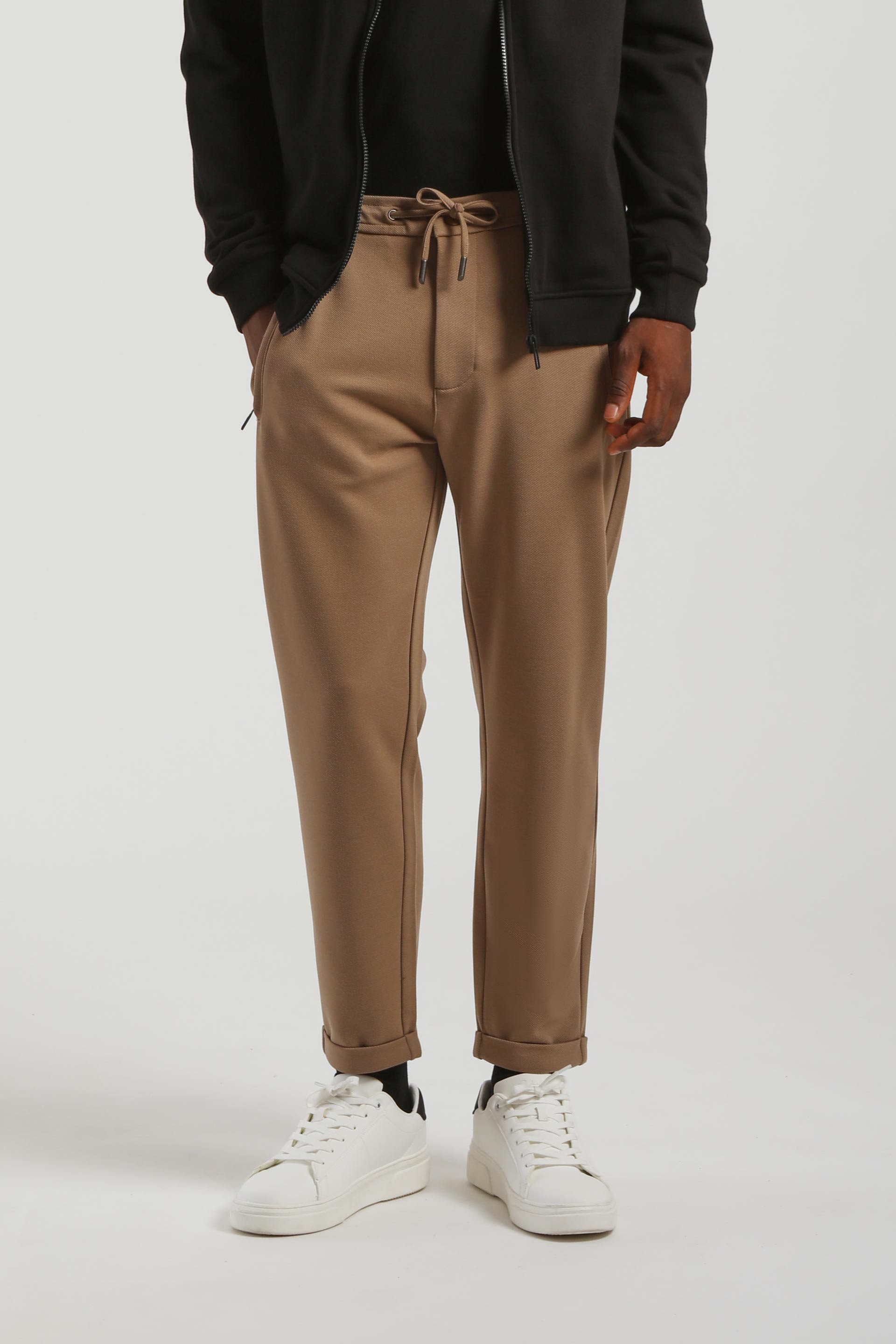 Jogger in felpa|Colore:Nocciola