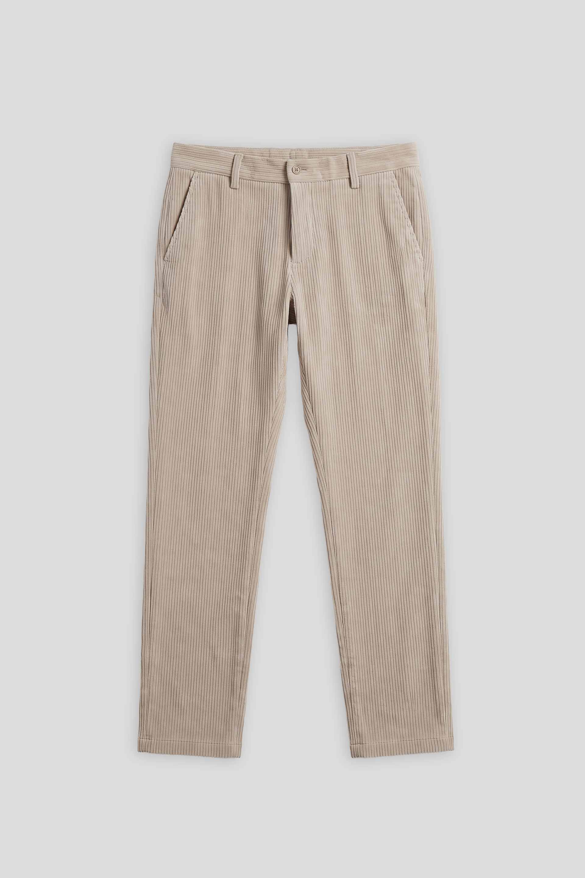 Pantaloni chino effetto velluto   |Colore:Corda