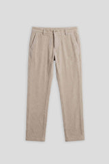 Pantaloni chino effetto velluto   |Colore:Corda