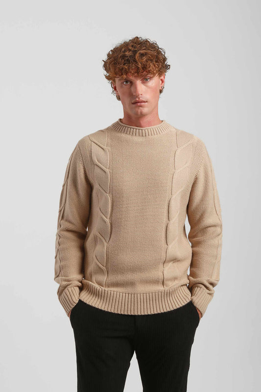 Lupetto collo rotolino|Colore:Beige
