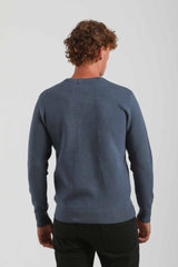 Maglia girocollo in viscosa|Colore:Ciano