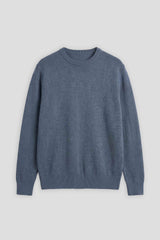 Maglia girocollo in viscosa|Colore:Ciano