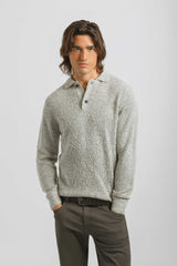 Polo manica lunga|Colore:Grigio perla
