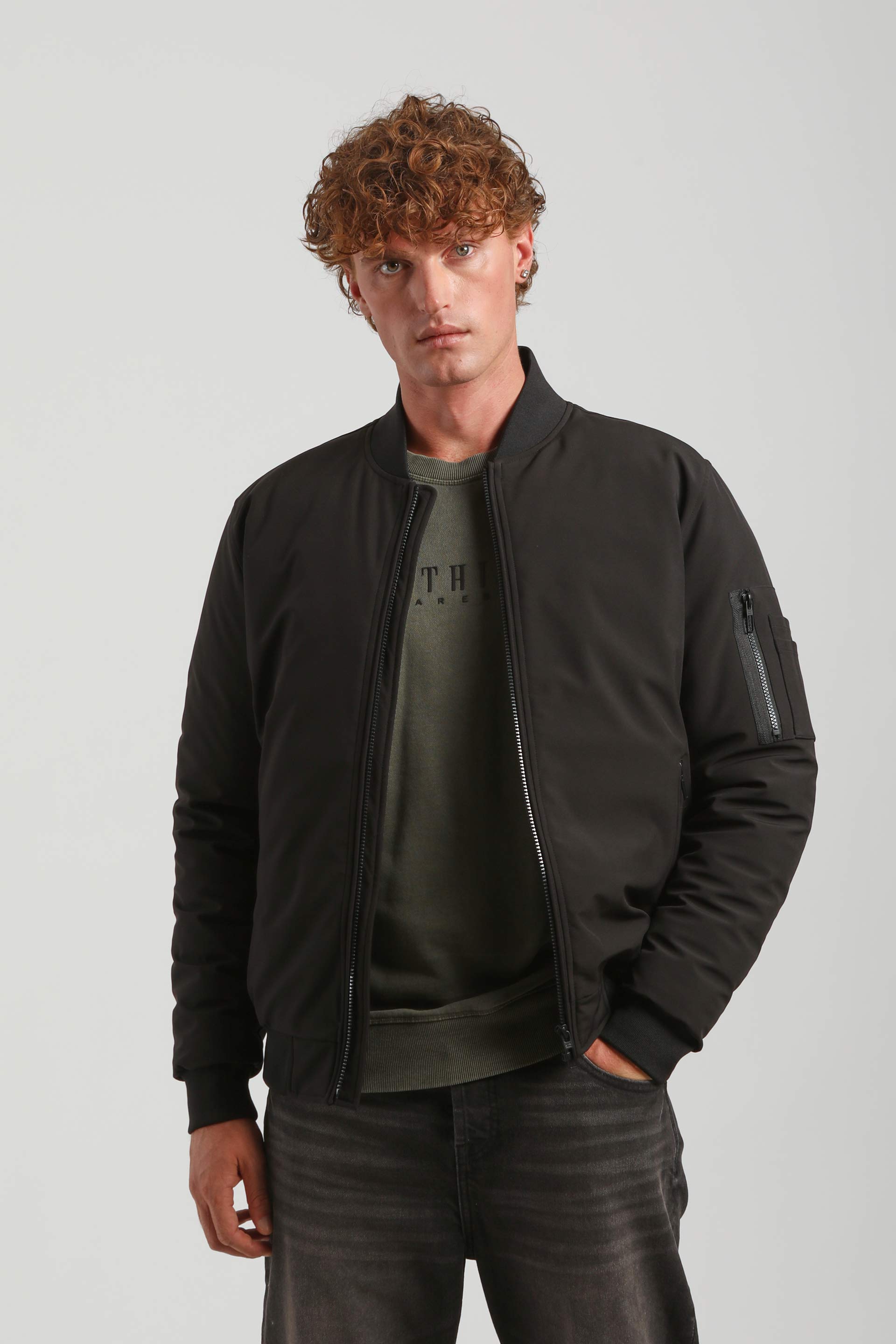 Giubbotto bomber|Colore:Nero