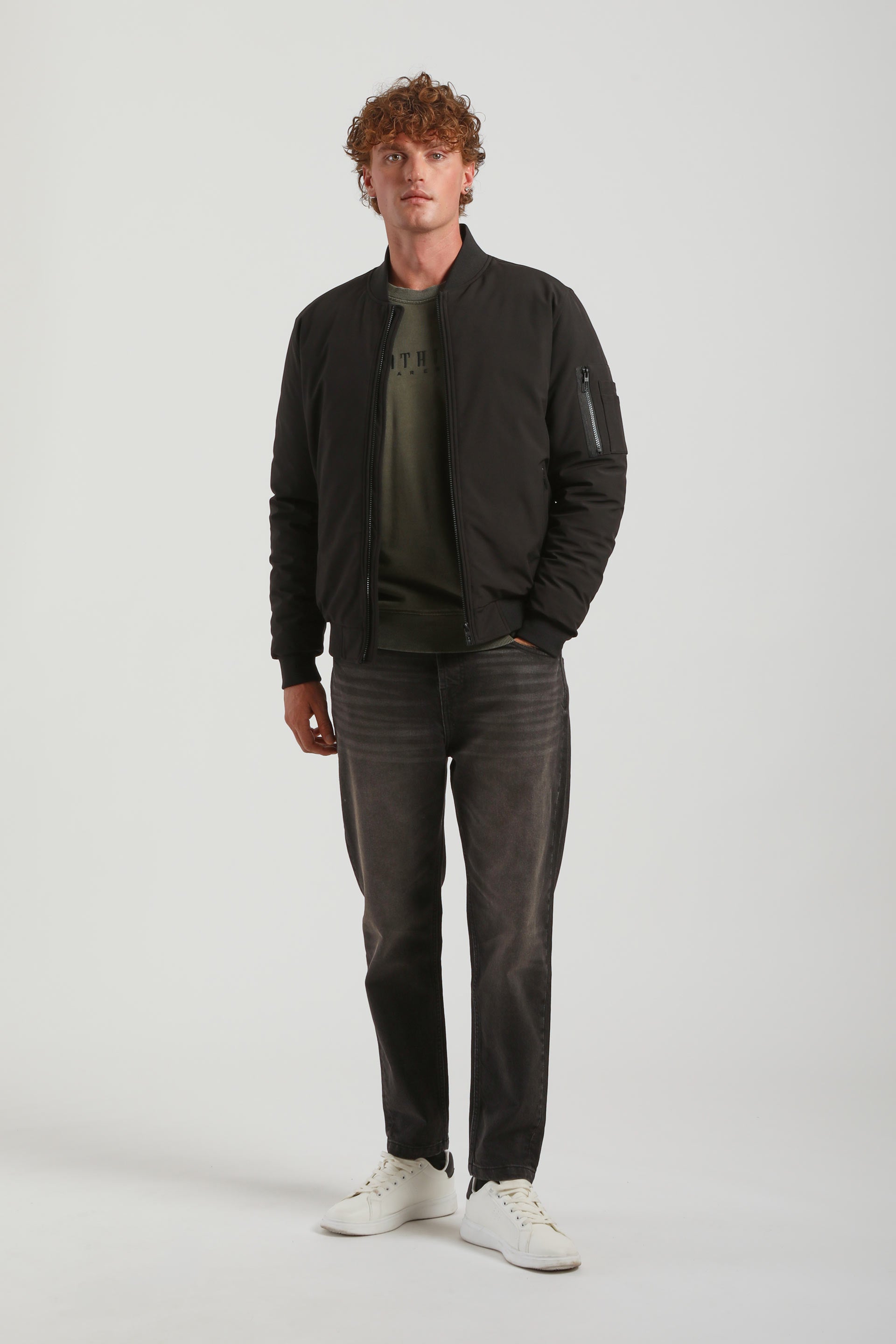 Giubbotto bomber|Colore:Nero