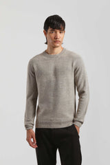 Pullover girocollo|Colore:Sabbia
