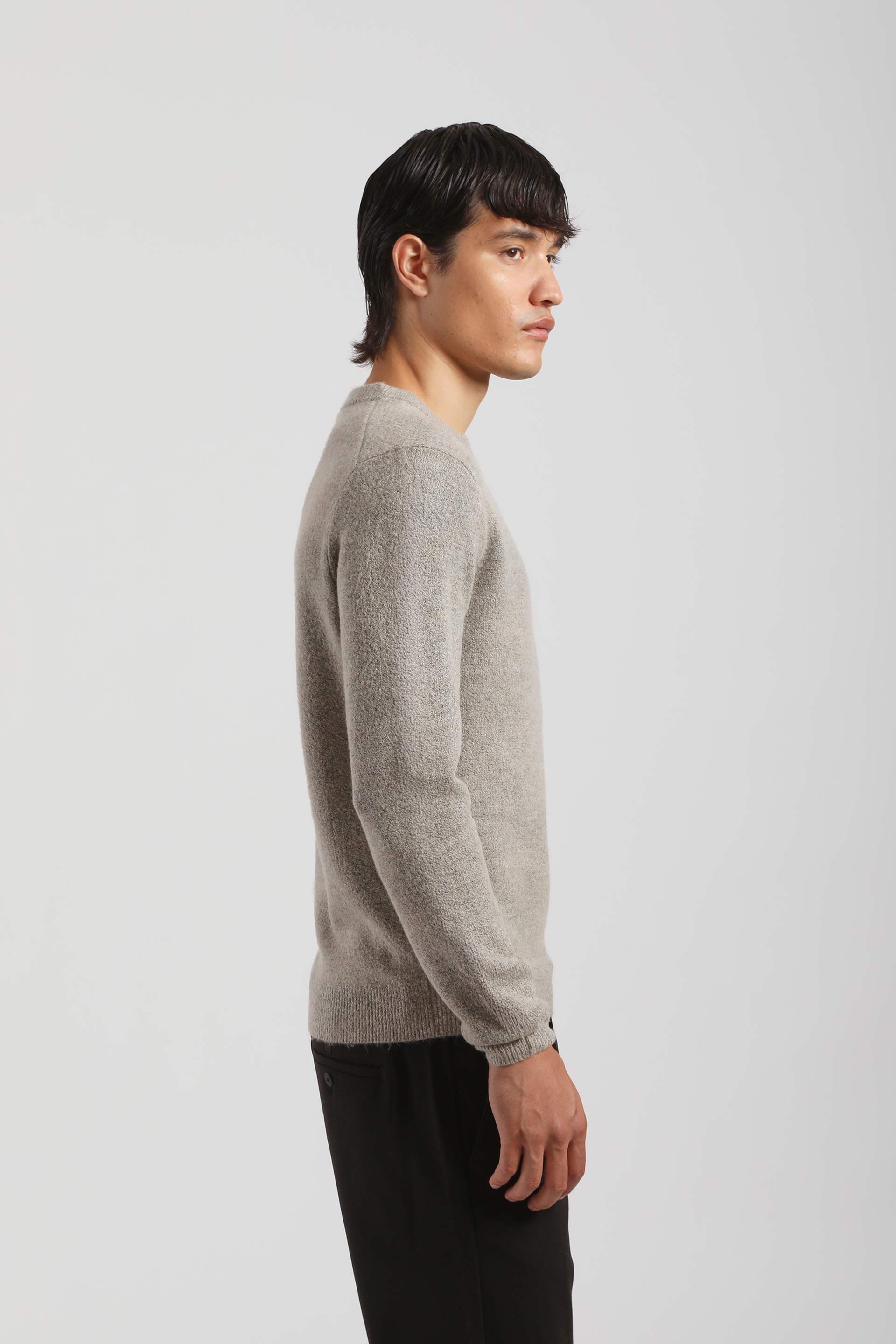 Pullover girocollo|Colore:Sabbia