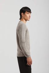 Pullover girocollo|Colore:Sabbia
